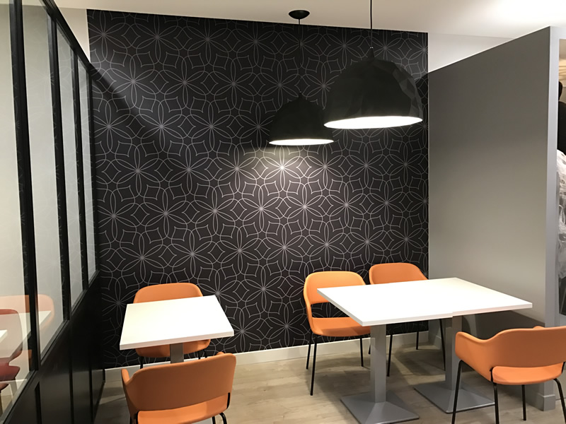 Revêtement mural restaurant