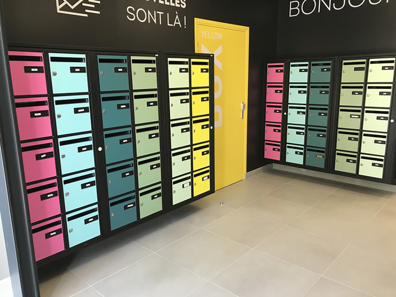 Coloration de boites aux lettres
